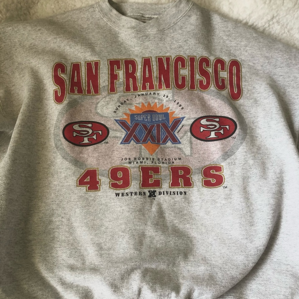 San Francisco 49ers Vintage Crewneck Superbowl 27